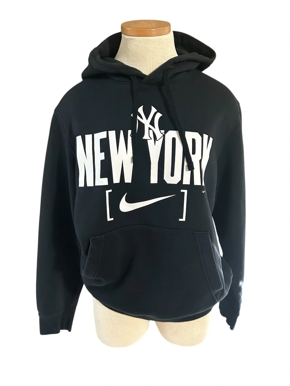 Nike New York Yankees Black Pullover Hoodie S Streetwear MLB